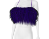 purple feather top