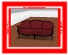 Anns red plaid sofa