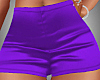 Purple Satin Shorts RL