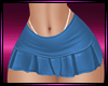 🤍 Blue Pleated Skirt