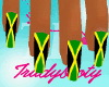 *TB* Jamaican Flag nails