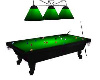 (TX) Green Pool Table
