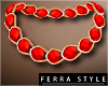 ~F~Vesta Necklace Red