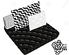 Chair Black w/pillows