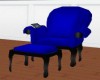 Blue Reading Chair