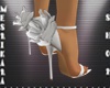 ROSE Wht  Wedding Pumps