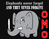 oMo Elephant nevr Forget