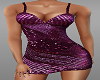 Dark Purple Sequin Dress