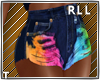 Rainbow Mini Shorts RLL