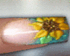 Hana Sunflower Nails