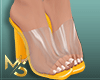Nadine Yellow Heels