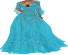 Sexy Aqua Lace Gown