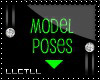 Model Pose Sign *Green