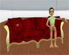 4u Royalty Red Couch