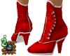 Red Kid Leather Boots