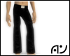 AJs Black Leather Pants
