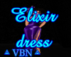 Elixir dress purple dark