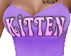 kitten purple dress