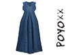 P4--Denim Long Dress