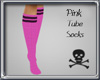 Pink Tube Socks