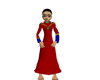 Red Techno Dress