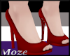 Red Open Toe Heels Red Open Toe Heels
