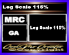 Leg Scale 115%