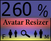Any Avatar Size,260%