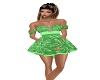 Green Party Dress