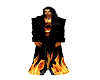 Flaming Skull Trenchcoat