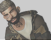 Camo hoodie open