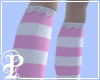 Pink Stripe Kneesocks