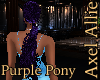 AA Purple Ponytail
