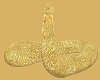 Gold Glittery Cobra Tail