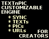 s84 TEXTnPIC Sync Engine