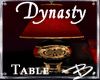 *B* Dynasty Table w/Lamp