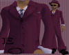 EO Burgundy Linen Suit