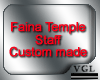 Faina temple staff