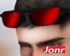 Glasses On Head Red