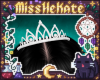 Emo tiara white