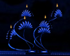 Blue Elegance Candles 1
