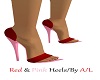 A/L Red & Pink Heels