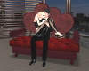 Valentine LoveSeat Kiss