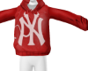 red yankee hoodie