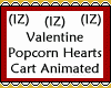 VDay Popcorn Hearts Cart