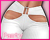 White Sexy Open Pants M