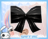 Kawaii Side Bows Black