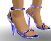 Shiny Blue Sandals