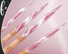 Rose Marble Nails