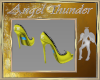 ANGEL Yellow LV Heels 25